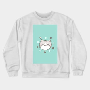 cute cat Crewneck Sweatshirt